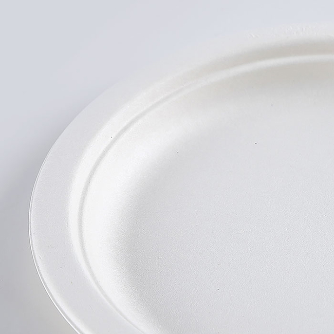 7 inch plates sugarcane bagasse