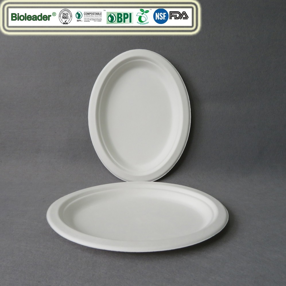 sugarcane oval plates