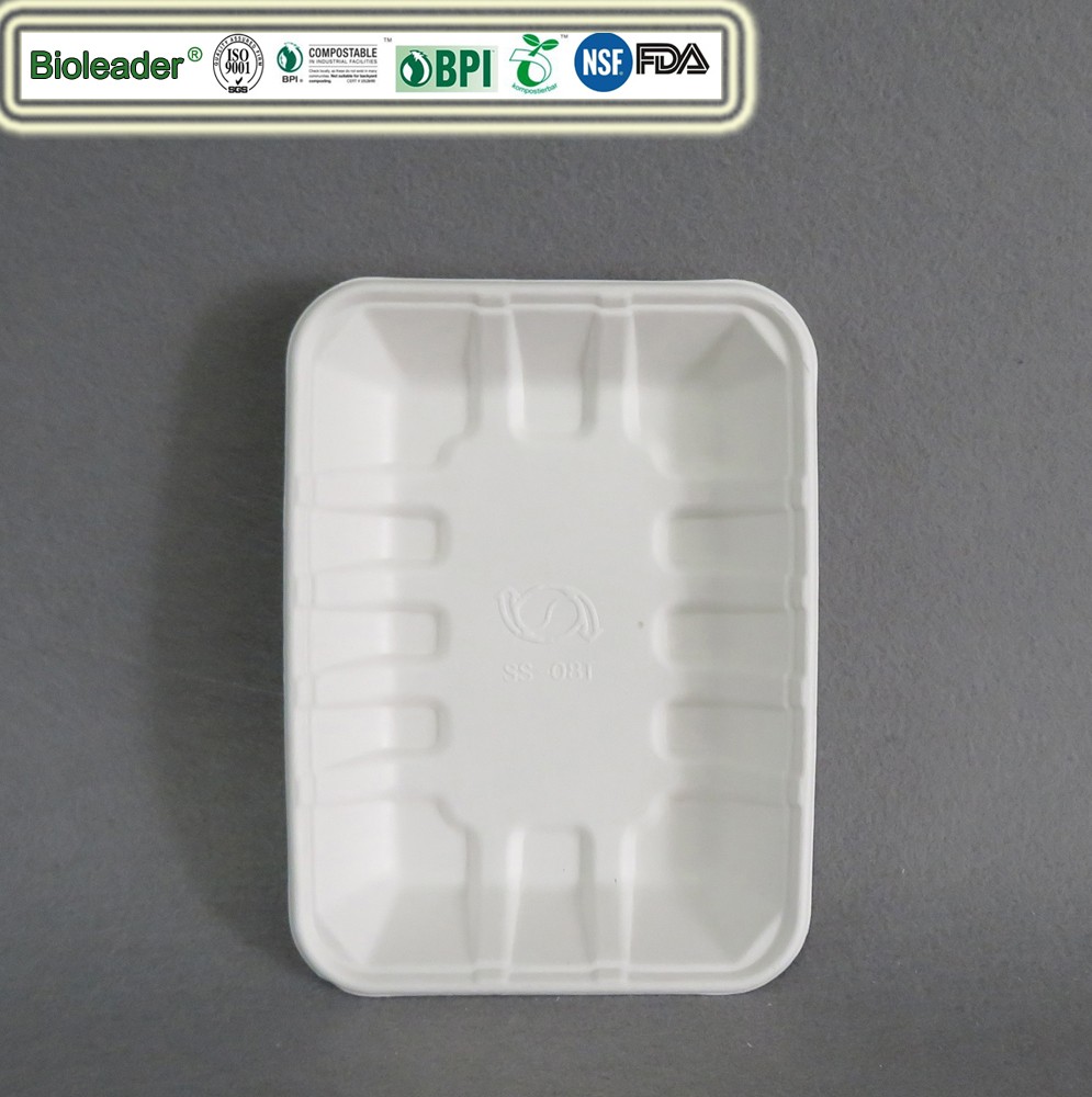 Biodegradable Meat Tray Paper Cold Meat Cheese Packaging Trays