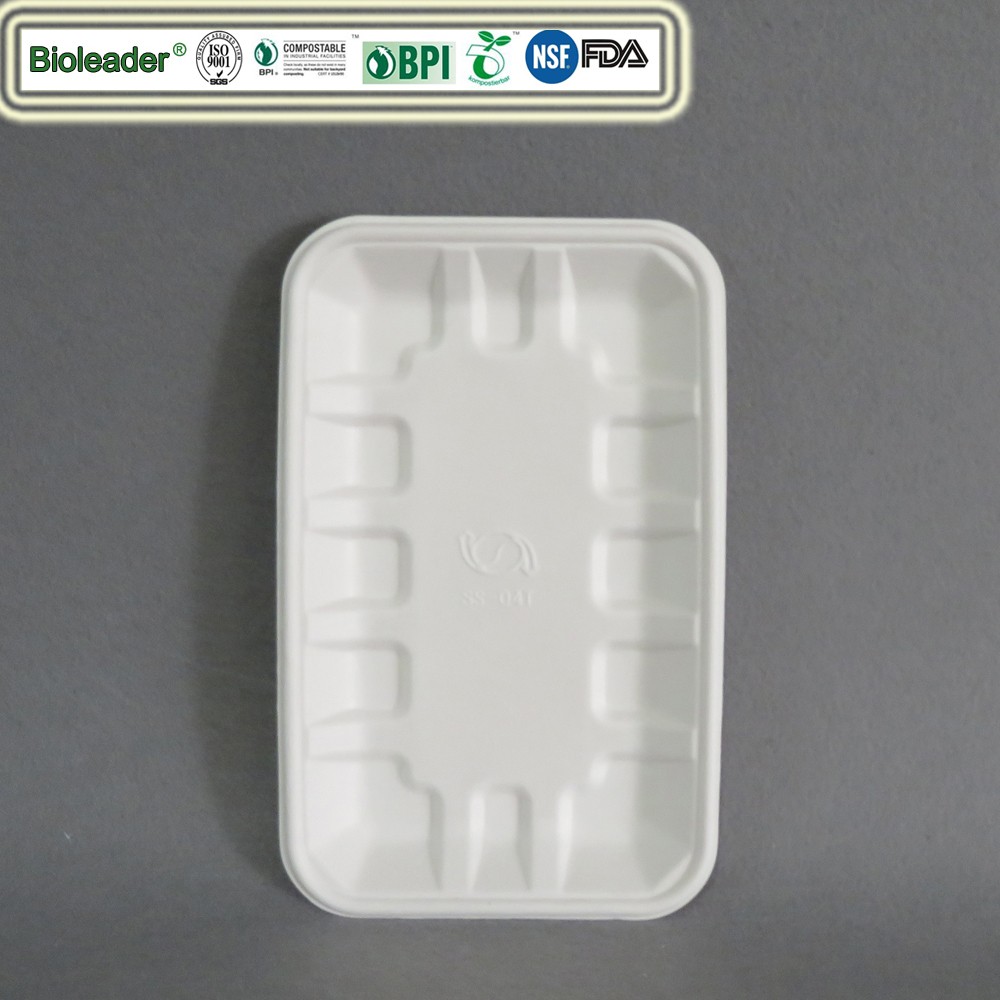 Compostable Tray Molded Paper Pulp Trays