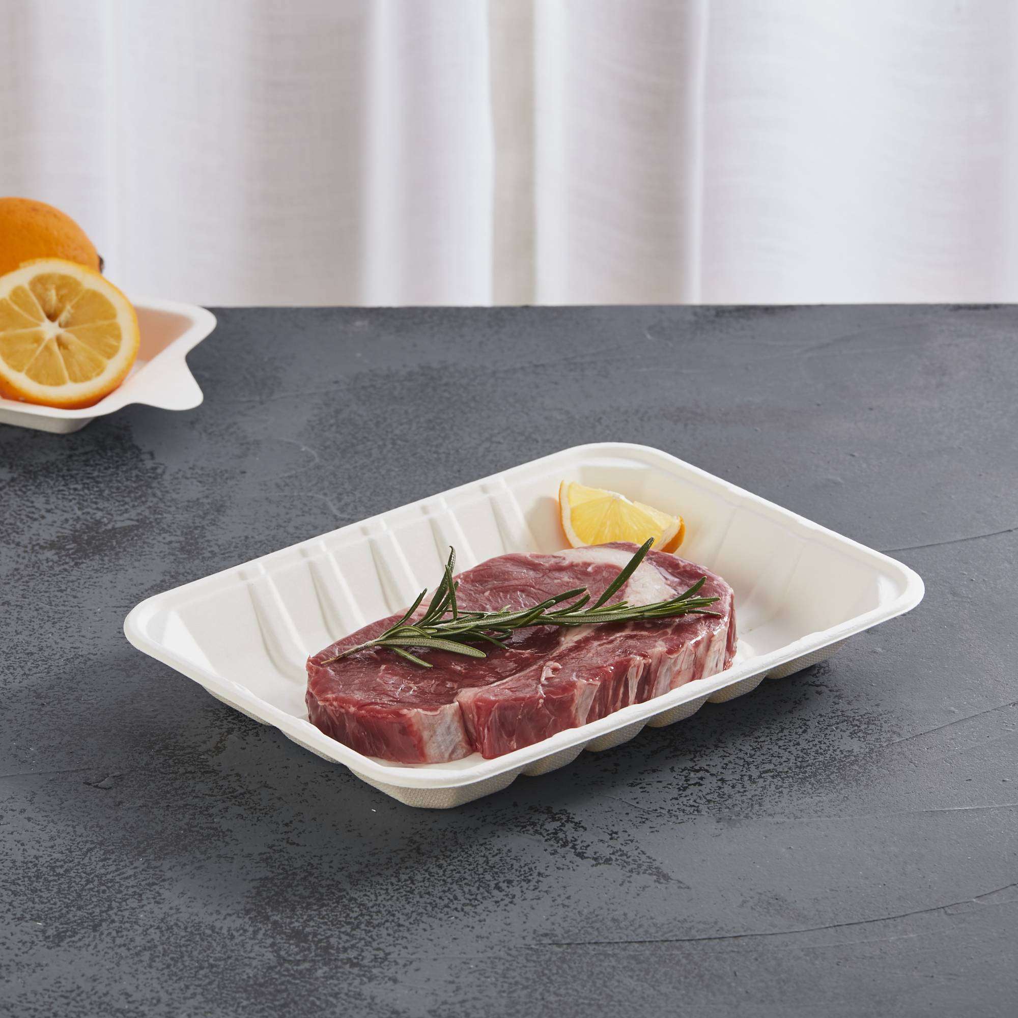 compostable meat tray