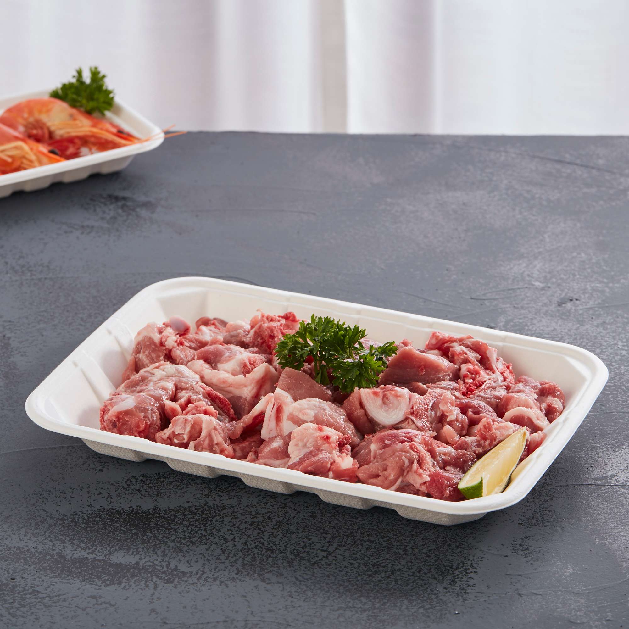 biodegradable meat tray