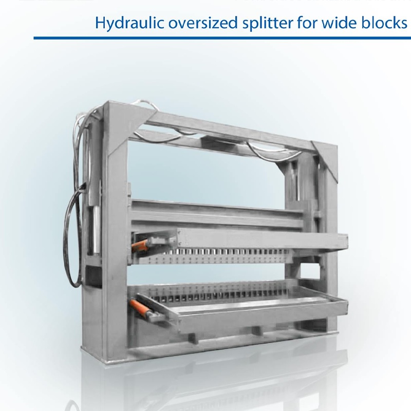 Hydraulic Oversized Splitter for Wide Blocks