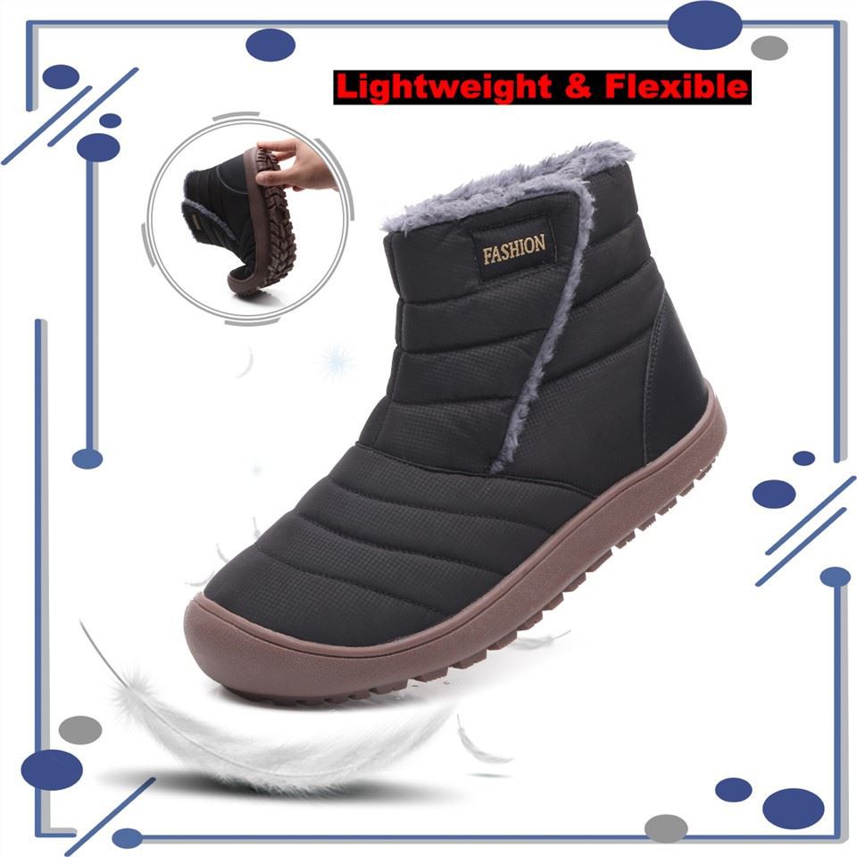 Womens Waterproof Slip On Boots