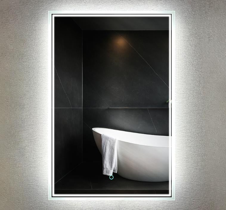 LED backlit Frosted Bathroom Mirror rectangle 2