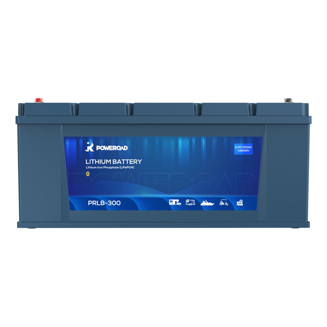 POWEROAD 12V 300Ah LiFePO4 Bluetooth Self-Heating Battery