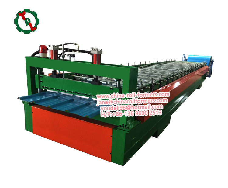 Trapezförmige Rippe Dachdecker Roll Forming Maschine