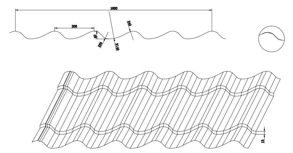 Dachziegel-Rollforming-Maschinen