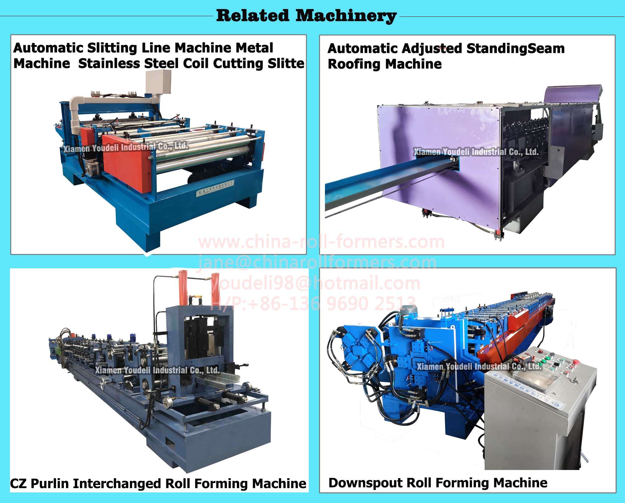 Standing Seam Profiling Machine