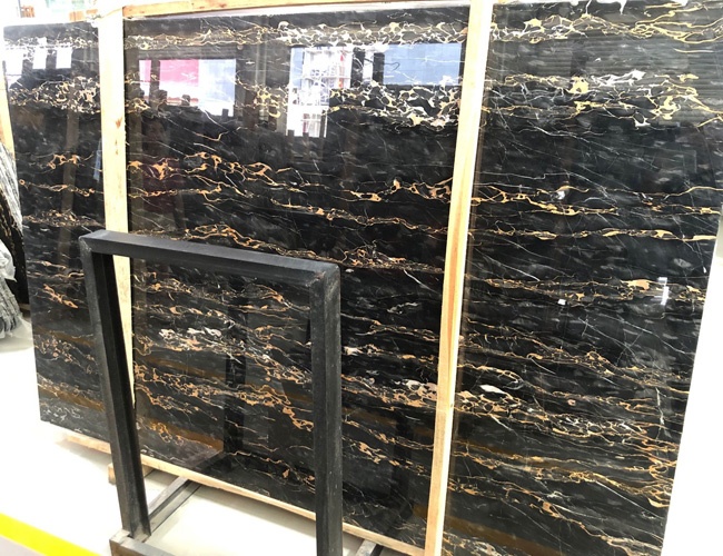 Black and Gold Marble