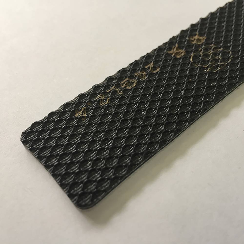 PVC black golf pattern belt for treadmill