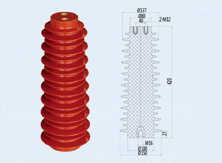 DUWAI 35KV High voltage Switchgear Insulator Epoxy Resin Transducer Epoxy Resin Sensor