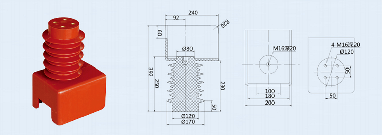 35Q Connecting insulator