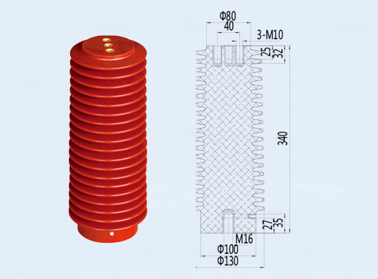 DUWAI 35KV Indoor Cabinet APG Technology Device Sensor Live Displaying Transducer Insulator