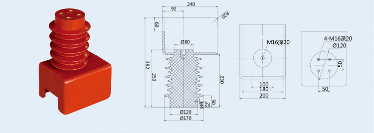 35Q Connecting insulator