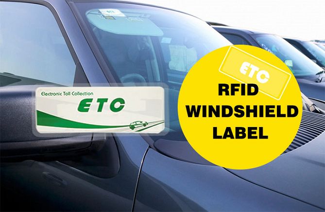 Long Range Etiquetas RFID Sirit RFID Tags RFID Parking Lot Management RFID in Vehicles and RFID Tags for Vehicle Tracking Paper Windshield RFID Labels Supplier.