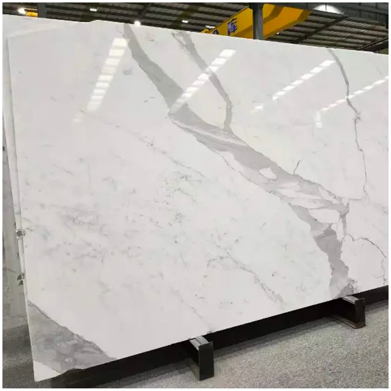 White Calacatta Marble Slabs Estas Stone 6537