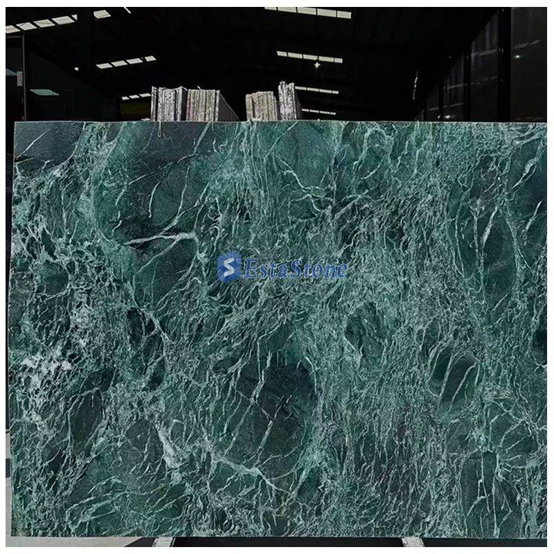 Verde Alpi Marble Slab Estas Stone