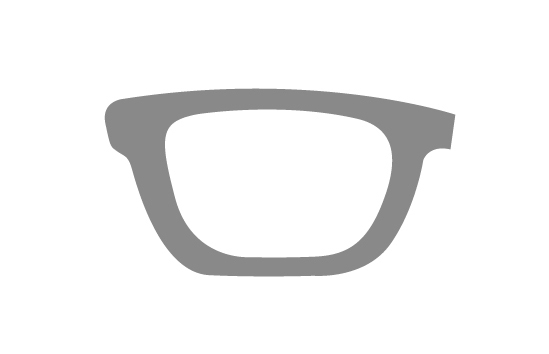 Hipster Keyhole Bridge ECO Glasses #220147 - Professional glasses
