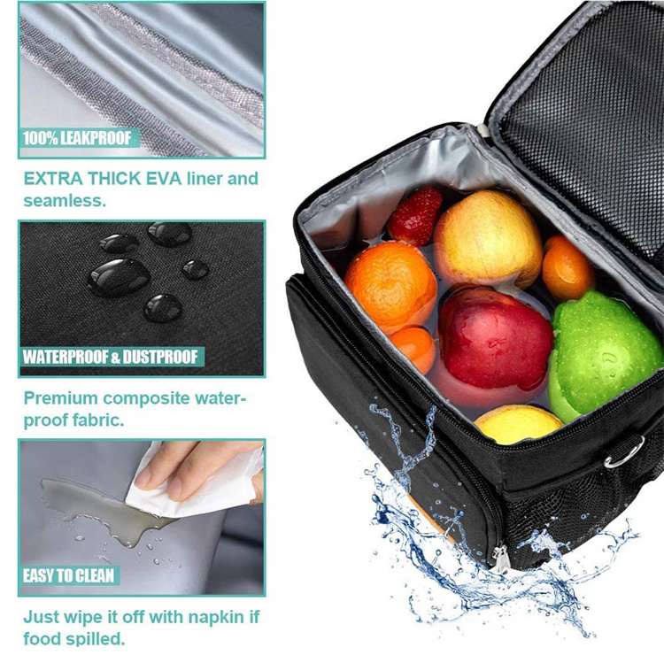 Clean inner space of insulated lunch bag odm
